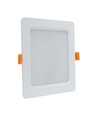 Panneau LED encastrable 18W 17x17cm - IP54 extérieur, découpe : 14,5 x 14,5 cm, dimensions : 17 x 17 cm