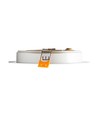 Panneau LED encastrable 18W Ø17cm - IP54 extérieur, perçage : Ø14,5 cm, dimensions : Ø17 cm