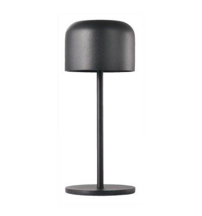 Lampe de table V-Tac rechargeable CCT - Noir, IP54, dimmable tactile, modèle mini