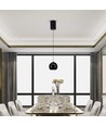 Lampe LED V-Tac - Belle suspension plafond, Ø12, noir, incl. suspension