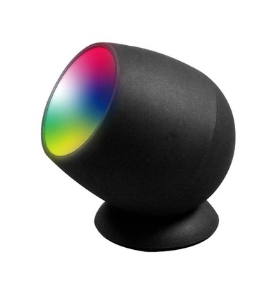 Lampe Smart Home avec RGB+WW - Noir, Tuya/Smart Life, compatible Google Home, Alexa et smartphones