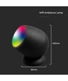 Lampe Smart Home avec RGB+WW - Noir, Tuya/Smart Life, compatible Google Home, Alexa et smartphones