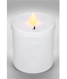 Bougie LED pour pierre tombale - Blanche, 12 cm de hauteur, IP44 extérieur, à pile