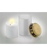 Bougie LED pour pierre tombale - Blanche, 12 cm de hauteur, IP44 extérieur, à pile