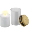 Bougie LED pour pierre tombale - Blanche, 12 cm de hauteur, IP44 extérieur, à pile