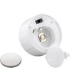 Lot de 4 bougies LED chauffe-plat avec minuterie - Fonction minuterie, à piles