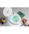 Lampe loupe LED avec pince 8W - Blanc