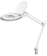 Lampe loupe LED avec pince 8W - Blanc