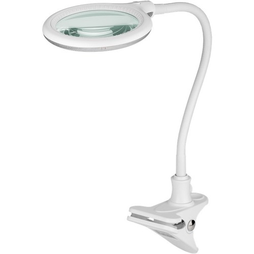 Lampe loupe LED avec pince 6W - Blanc