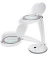 Lampe loupe LED 6W - Blanche, lampe de bureau