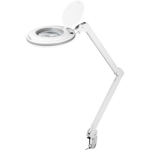 Lampe loupe LED avec pince x1,75 9W - Blanc
