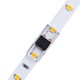 Connecteur pour bande LED 10 mm - Fin, IP20, pour bandes unies, pour profils en aluminium, bande à bande