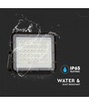 Projecteur LED Solaire 6W - IP65, noir, avec panneau solaire, télécommande, batterie intégrée