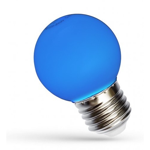 Ampoule LED décorative Spectrum 1W - Bleu, G45, E27