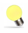 Ampoule LED décorative Spectrum 1W - Jaune, G45, E27