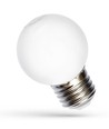 Ampoule LED E27 1W RGB sphérique - G45, 260 degrés, changement de couleur, ampoule décorative