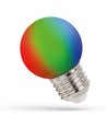 Ampoule LED E27 1W RGB sphérique - G45, 260 degrés, changement de couleur, ampoule décorative