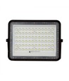 Projecteur LED Solaire 15W - IP65, noir, avec panneau solaire, télécommande, batterie intégrée
