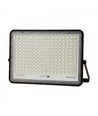 Projecteur LED Solaire 30W - IP65, noir, avec panneau solaire, télécommande, batterie intégrée