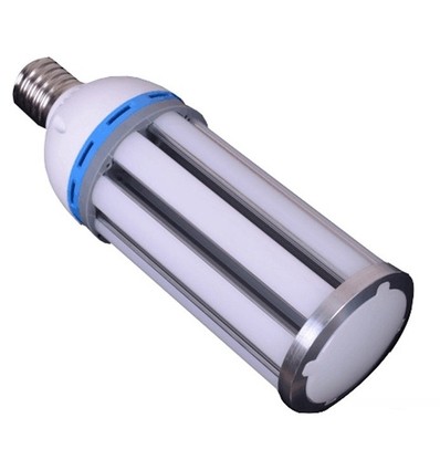 Ampoule LED E40 36W dimmable MEGA36 - IP64 étanche, verre dépoli, blanc chaud