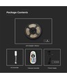 Kit de bande LED V-Tac 4W/m RGB+CCT - 5m, 60 LED par mètre, IP65