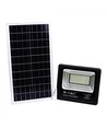 Projecteur LED Solaire 40W - IP65, noir, avec panneau solaire et télécommande