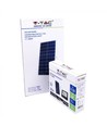 Projecteur LED Solaire 40W - IP65, noir, avec panneau solaire et télécommande