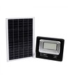 Projecteur LED Solaire 50W - IP65, Noir, lampe de travail, avec panneau solaire et télécommande