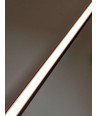 Éclairage 120cm pour panneau acoustique, noir - Kit complet avec profilé alu et ruban LED COB