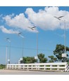 V-Tac 50W Lampe de rue solaire LED - Blanc, incl. panneau solaire, télécommande, IP65