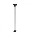 V-Tac Lampe de jardin solaire LED 7,5W - Noir, Ø42 cm, panneau solaire, capteur, IP65