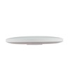 Plafonnier LED 40W - Ø48,5cm, hauteur : 7cm, bord blanc, avec anneau noir inclus