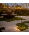 V-Tac lampe de jardin solaire LED 2W - Capteur, Ø27 cm, IP54