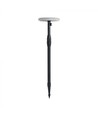 2 pcs. Lampe de jardin solaire LED - 3W, réglable, Ø14,8 cm, IP65
