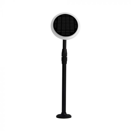 2 pcs. Lampe de jardin solaire LED - 3W, réglable, Ø14,8 cm, IP65