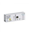 2 pcs. Lampe de jardin solaire LED - 3W, réglable, Ø14,8 cm, IP65