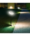 2 pcs. Lampe de jardin solaire LED - 3W, réglable, Ø14,8 cm, IP65