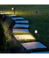 V-Tac 2x1,2W Lampes solaires de jardin LED - Noir, avec piquet, IP65