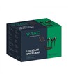 Lampes solaires de jardin V-Tac 3x1,2W LED - Noir, avec piquet, IP65