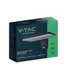 Applique murale solaire LED 15W - IP65, noir, détecteur