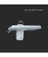 Applique murale solaire LED 15W - IP65, blanc, détecteur