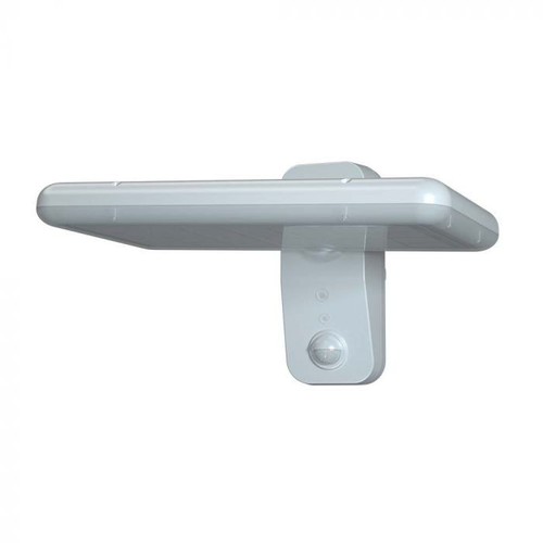 Applique murale solaire LED 15W - IP65, blanc, détecteur