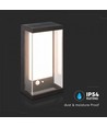 Applique murale solaire LED 1W - IP54, noir, capteur