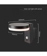Applique murale solaire LED 5,5W - IP54, détecteur