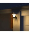 Applique solaire LED 15W - IP65, noir, détecteur