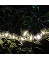 Guirlande lumineuse solaire V-Tac avec 10 ampoules 0,5W - 12 mètres, télécommande, IP44, source lumineuse incluse