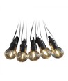 Guirlande lumineuse solaire V-Tac avec 10 ampoules 0,5W - 12 mètres, télécommande, IP44, source lumineuse incluse