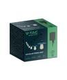 Guirlande lumineuse solaire V-Tac avec 15 ampoules de 0,2W - 15 mètres, IP44, source lumineuse incluse