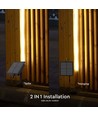 V-Tac bande LED solaire 1,2W - 5 mètres, télécommande, IP67