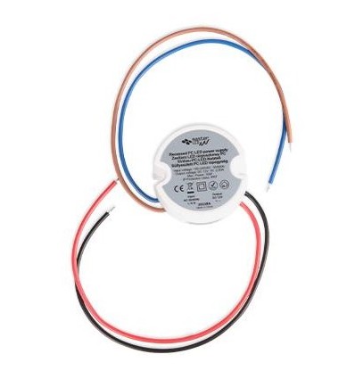 Alimentation 25W / 12V DC - 2A, IP67, adaptée aux plafonniers/boîtiers PL